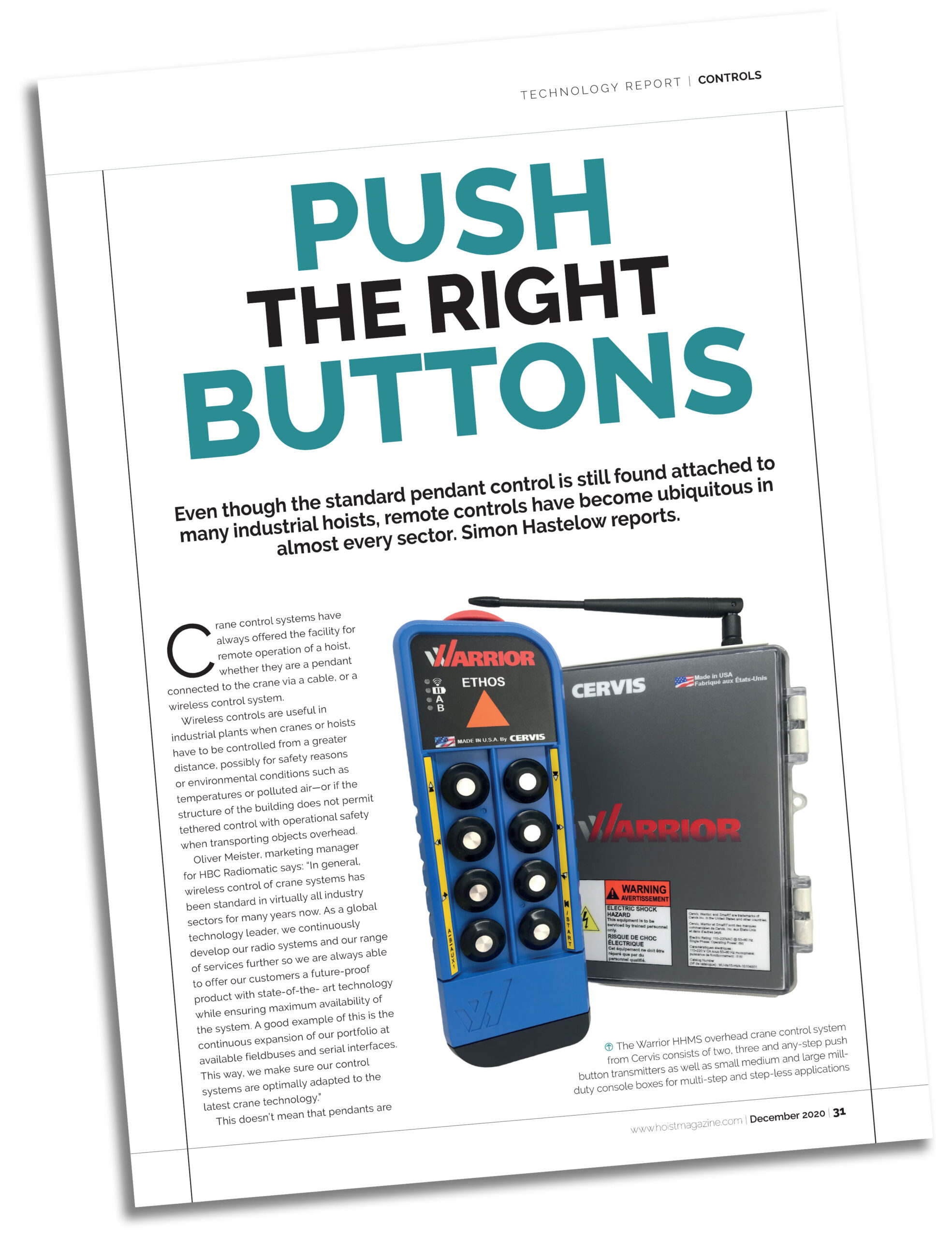 Hoist Magazine Simon Hastelow